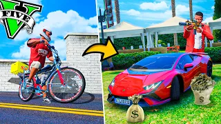 PASO de una BICI MOTO a un LAMBORGHINI MILLONARIO en GTA 5