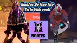 EMOTES DE FREE FIRE EN LA VIDA REAL, CUALES SON LOS ORIGENES!🤯 ~ ToToyt