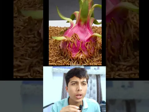 Dragon Fruit Vs 10000 Worms 😱 🪳 #shorts