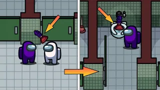 Among Us Meme Animation | How To Clean Toilet?