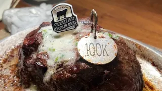Celebrating 100k at Taste of Texas! 🤠💖