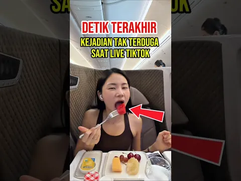REKAMAN TERAKHIR INFLUENCER DI PESAWAT