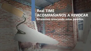Revoque aplanado de pared en tiempo real