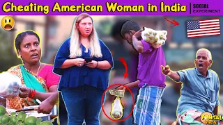 Indian People gets Angry for American Woman 😠🤬 (SOCIAL EXPERIMENT)