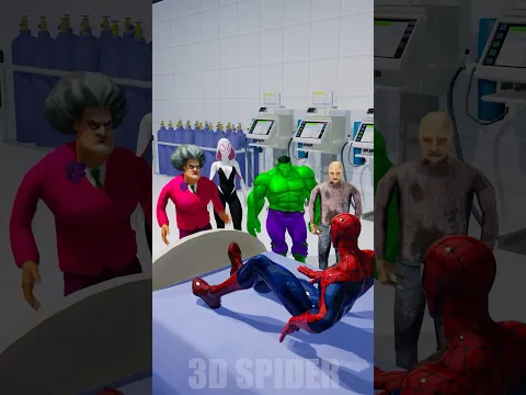 Please Help Spiderman Back in Time #shorts #spiderman