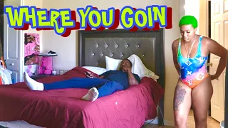 Leaving The House In A Swimsuit To See His REACTION!!!