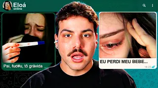 1 HORA reagindo ÀS CONVERSAS DA CRENTE DE 13 ANOS! com T3ddy