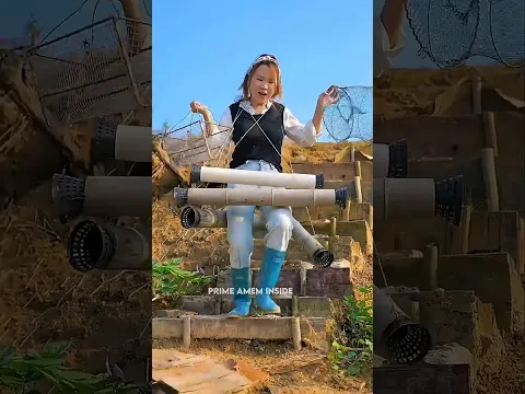 Mina Is Catching Crabs in the River 🦀😱 #luckygameplay