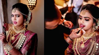 Mridula Vijay wedding second bridal look I Happy bride story I Kerala celebrity makeup by  Vikas Vks