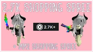 2.7K Robux Shopping Spree! | Catalog and MM2 Shopping Spree