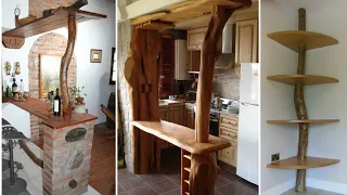 IDÉIAS DE DECORAÇÃO RÚSTICAS COM TRONCOS E GALHOS!