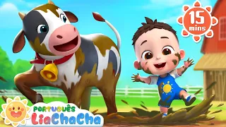 A Vaquinha Lola | Canção da Fazenda | Sons dos Animais | LiaChaCha em Português - Músicas Infantis