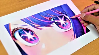 【推しの子】Ai Hoshino Eyes Coloring - OSHI NO KO  Speedpaint