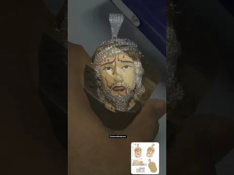 VVS Shiny Diamonds Enamel Jesus Face Pendant I Hip Hop Jewelry