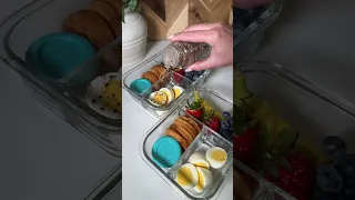 Prepping lunch & breakfast boxes 🧀🍇☺️