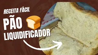 Pão de liquidificador, sem ovo, sem leite