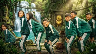 AWAS ADA SQUID GAME | CARA SELAMAT DARI SQUID GAME SATU KAKI | PARODI LUCU JOGET TIKTOK VIRAL