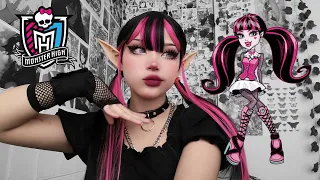 Maquillaje FÁCIL para ser una Monster High 💀🖤 / Halloween Time 🌷