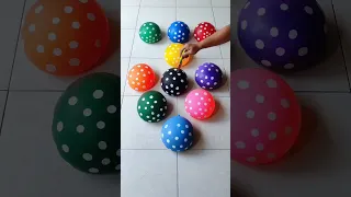 Compilation Video Popping Rainbow Balloons Water Color Reverse Satisfying