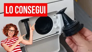 Como sacar filtro de lavadora atascado ¡No puedo quitar el tapon del filtro! ¿No se abre?