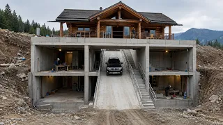 This man is building a hidden underground shelter beneath his home in just 24 months!