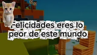 Felicidades eres lo peor de este mundo | Gatito Sentimental 💖