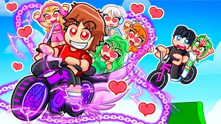 My Girlfriend CHEATED On ME, So I Got A NEW GIRLFRIEND In Bike Obby...