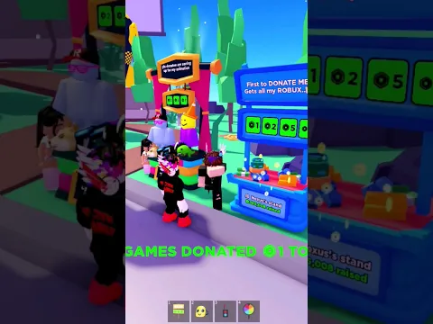 FIRST To DONATE ME Gets All MY ROBUX...🎁 #plsdonateroblox #roblox #viral