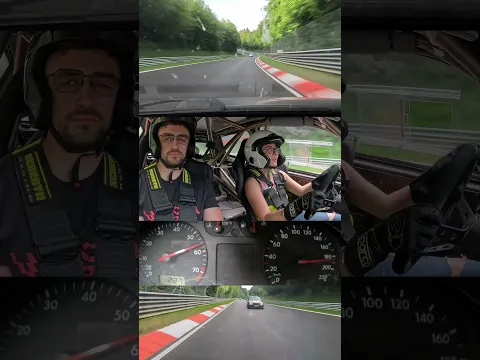 She's an ABSOLUTE ANIMAL Behind the Wheel🤯🔥 // Nürburgring