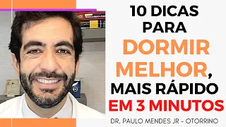 Como dormir melhor e mais rápido com dicas simples para evitar insonia e ronco