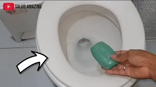 Pon un jabón 🧼 dentro de tu inodoro y no vas a creer lo que pasa