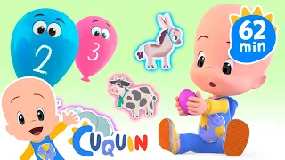 Ovos Surpresa: Aprenda números, cores e animais com os balões Cuquín |  | Cocotoons Brasil