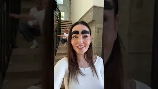 Getting my kids and hubby’s reactions to my new eyebrows 👀🤣