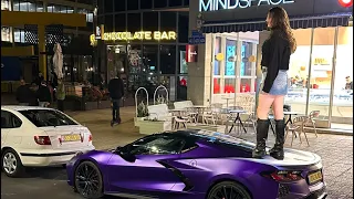 10 different videos and you chose what is your best, don’t touch my car please!! #car #corvette