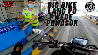 JMAC ENTERING NLEX on a SMALL BIKE look MOTORCYCLE