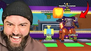 I traded from NOOBINI to HEADLESS HORSEMAN in Steal A Brainrot