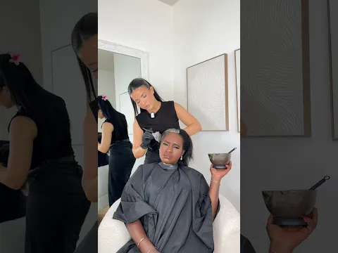 She really thought I was a magician 👹, mhhhhhh #asmr #hairstyle #blackhair