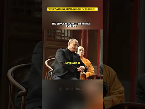Putin Watching Every Shaolin Kung Fu Move 👀🥋