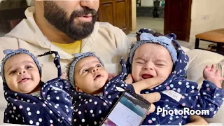 اول مره بيبي هرماس تسمع الاذان 🕌 متوقعتش رد فعلها 😪 (روتين يوم الجمعه)
