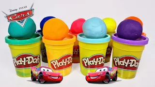 Disney cars Play Doh fun toys play time