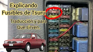 Conoce para que sirven los fusibles de cabina de tu tsuru.