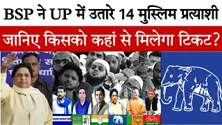 UP 2022: BSP ने UP में अबतक उतारे 14 मुस्लिम प्रत्याशी | जानिए किसको कहां से मिलेगा टिकट? | DNN