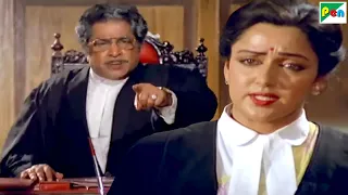 कानून की किताब हाथ में लेकर बहादुरी से लड़ी वकील हेमा मालिनी - Hema Malini - Kudrat Ka Kanoon