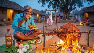 Epic Thug Life Party: Cooking and Eating a Whole King Size BEEF LEG Thandoori Celebration #thuglife