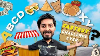 A to Z Food Eating Challenge *Fastest*