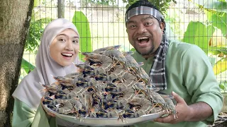 GARLIC BUTTER  PRAWNS | Kak Asiah & Bazli Unic
