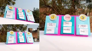 How to make New year 2025 Desk Calendar || DIY Calendar || Handmade Desk Calendar