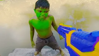 HULK BOY Funny Transformation With Shooter 2 | Hulk Transformation in real life