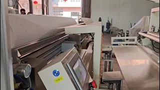 maxi roll production full line with  lamination, auto cutter and packing machine with lable inside