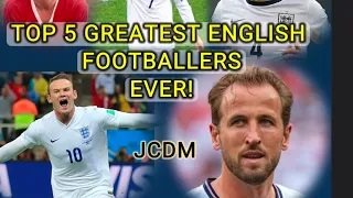 🏴⚽ TOP 5 GREATEST ENGLISH FOOTBALLERS OF ALL TIME! 🏆🔥 #1 spot? Comment your pick! ⬇️🔥#Football
